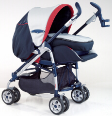 The Portenfant on the Pliko stroller